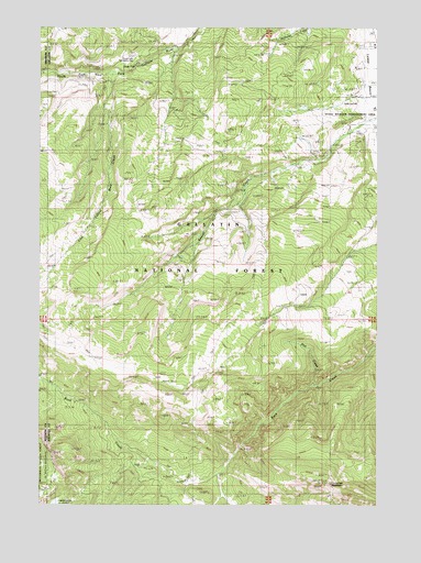 Ousel Falls, MT USGS Topographic Map