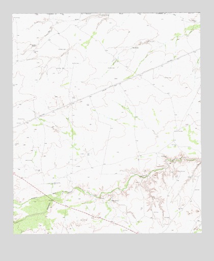 Outlaw Spring, TX USGS Topographic Map