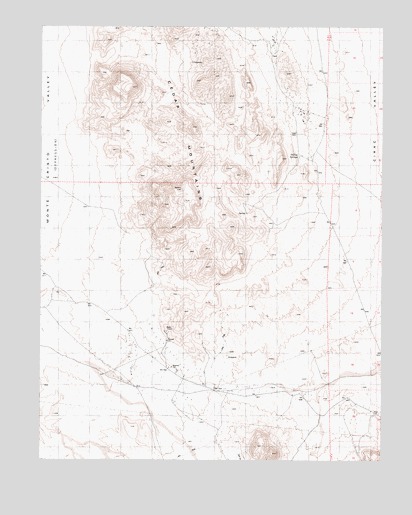 Outlaw Springs, NV USGS Topographic Map