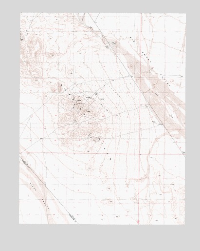 Outlaw Springs NE, NV USGS Topographic Map