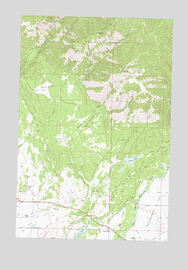 Ovando Mountain, MT USGS Topographic Map