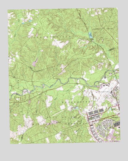 Overhills, NC USGS Topographic Map