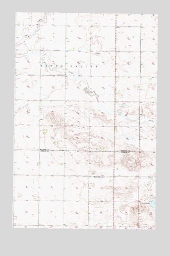 Overly SE, ND USGS Topographic Map
