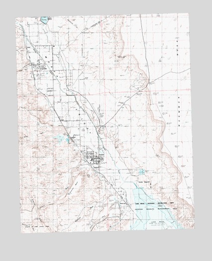 Overton, NV USGS Topographic Map