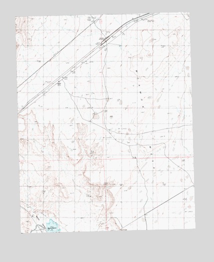 Overton NW, NV USGS Topographic Map