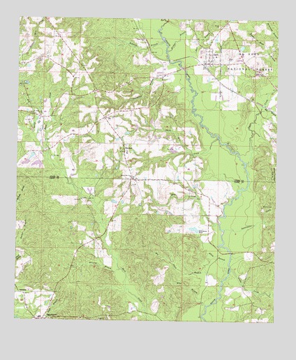 Ovett, MS USGS Topographic Map