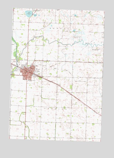 Benson, MN USGS Topographic Map