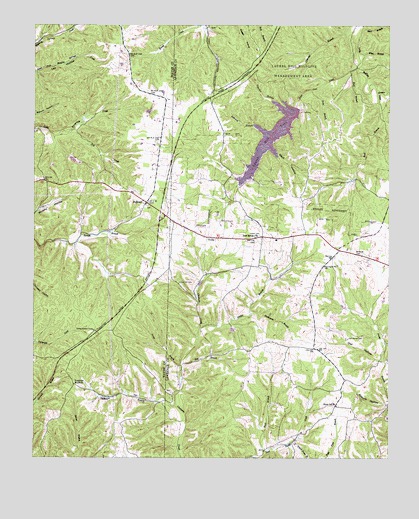 Ovilla, TN USGS Topographic Map