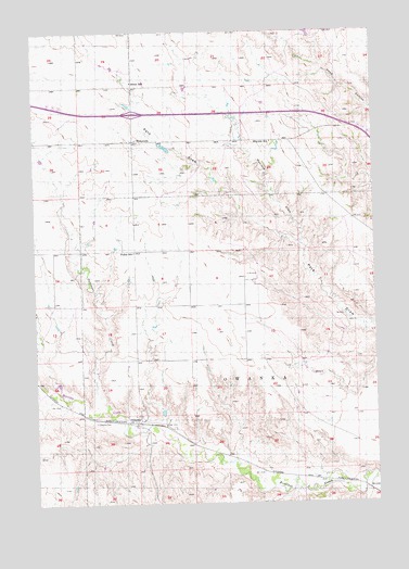 Owanka, SD USGS Topographic Map