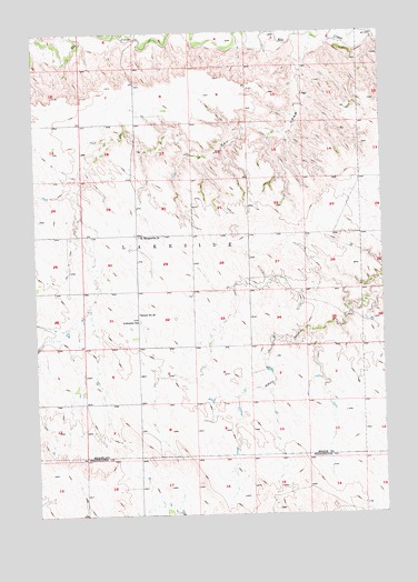 Owanka NE, SD USGS Topographic Map