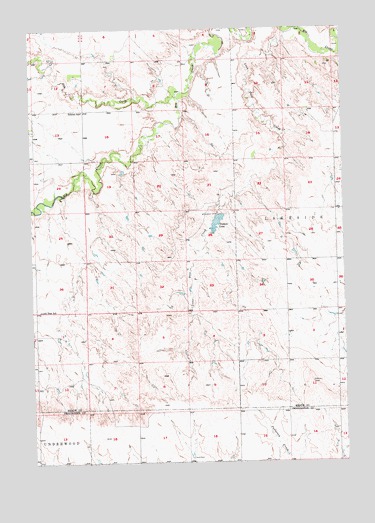 Owanka NW, SD USGS Topographic Map