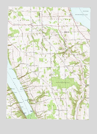 Owasco, NY USGS Topographic Map