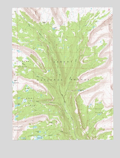 Oweep Creek, UT USGS Topographic Map