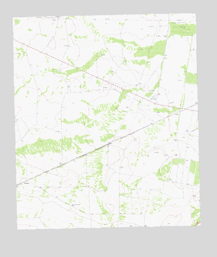 Owego, TX USGS Topographic Map
