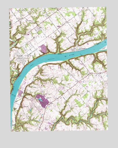 Owen, IN USGS Topographic Map