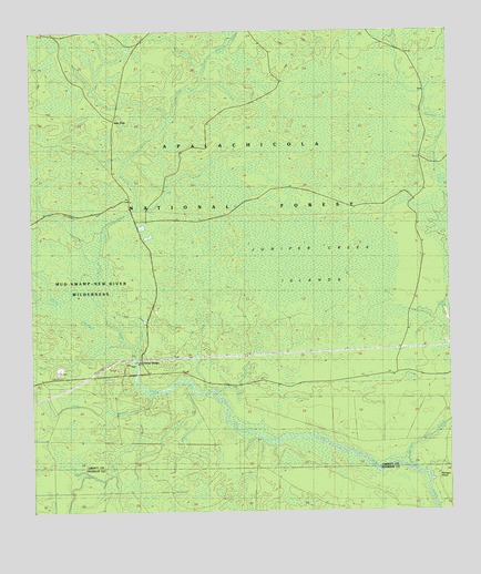 Owens Bridge, FL USGS Topographic Map