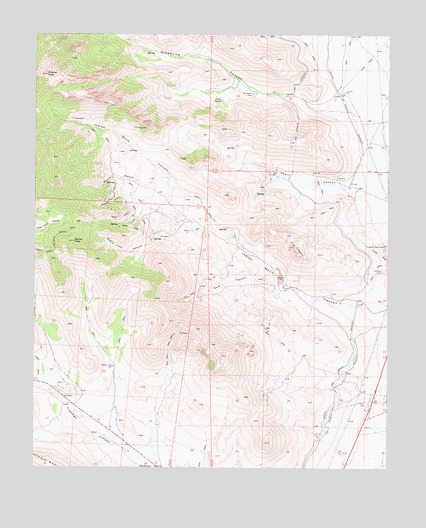 Owens Peak, CA USGS Topographic Map