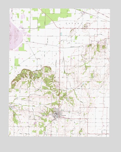 Owensville, IN USGS Topographic Map
