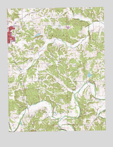 Owensville East, MO USGS Topographic Map