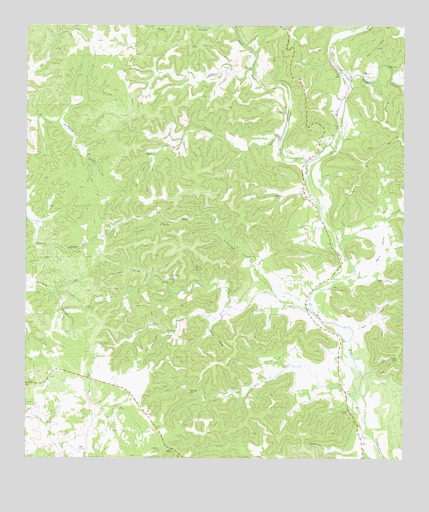 Owl Hollow, TX USGS Topographic Map