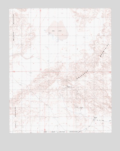 Owl Lake, CA USGS Topographic Map
