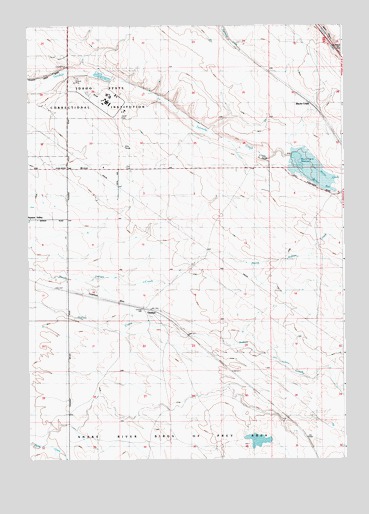 Owyhee, ID USGS Topographic Map