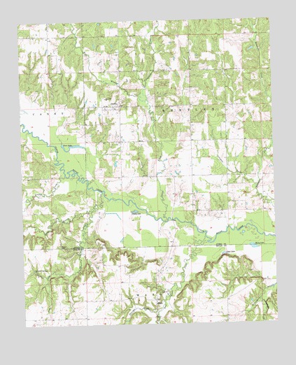 Bentley, OK USGS Topographic Map