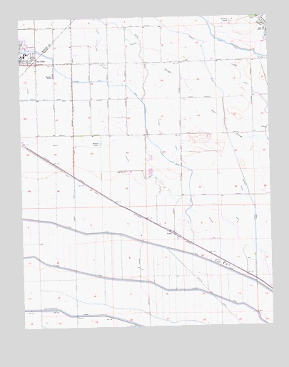 Oxalis, CA USGS Topographic Map