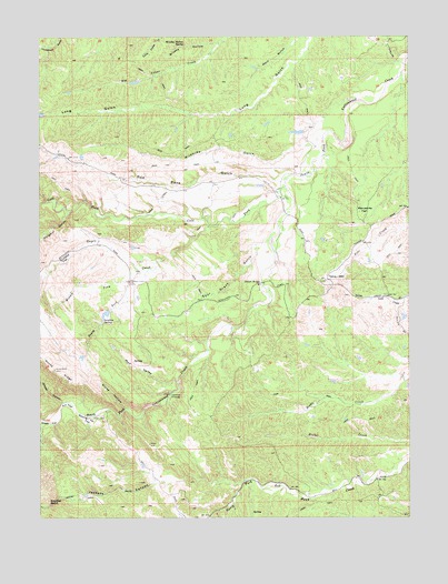 Oxbow Bridge, CA USGS Topographic Map