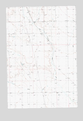 Oxford, MT USGS Topographic Map