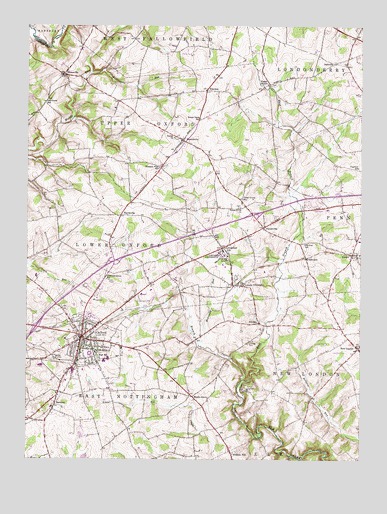Oxford, PA USGS Topographic Map
