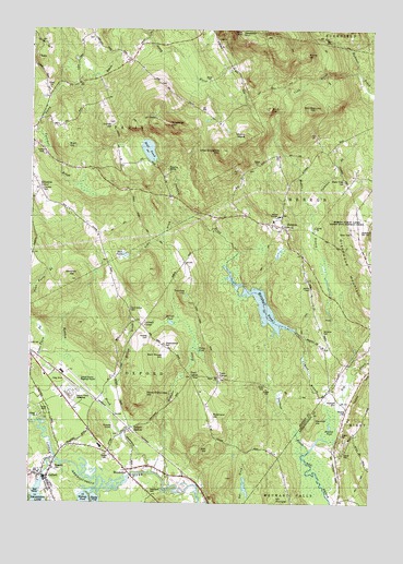 Oxford, ME USGS Topographic Map