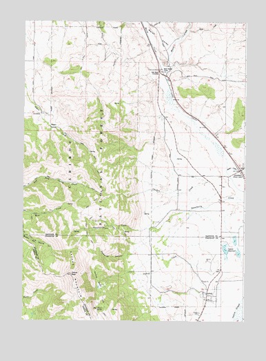 Oxford, ID USGS Topographic Map