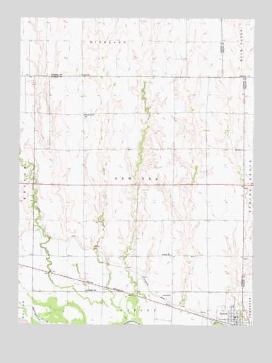 Oxford, NE USGS Topographic Map
