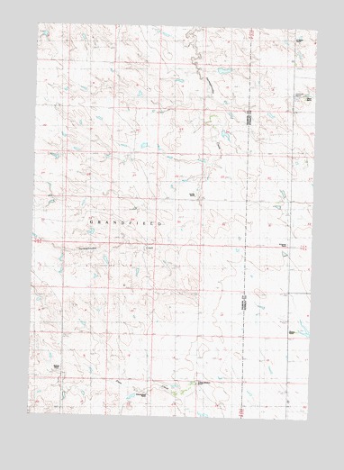 Bentley Ranch, SD USGS Topographic Map