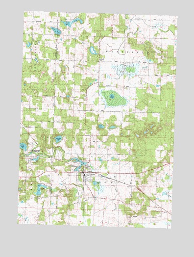 Oxford, WI USGS Topographic Map