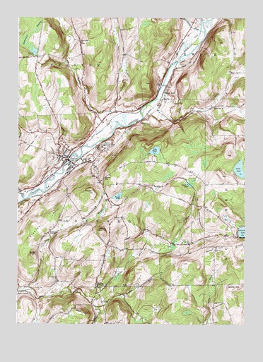 Oxford, NY USGS Topographic Map