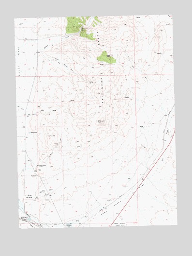 Oxley Peak, NV USGS Topographic Map