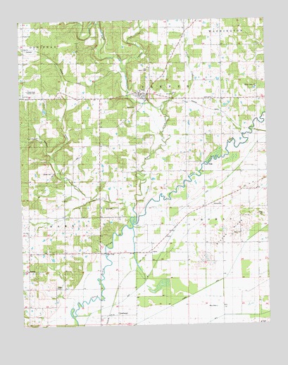 Oxly, MO USGS Topographic Map