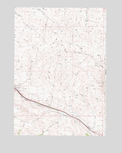 Oxman, OR USGS Topographic Map