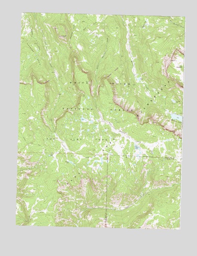 Oyster Lake, CO USGS Topographic Map