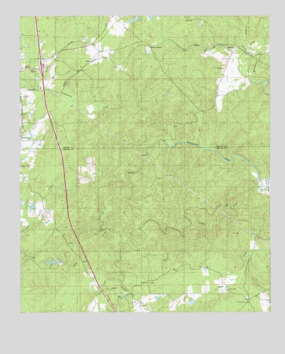 Ozan, AL USGS Topographic Map