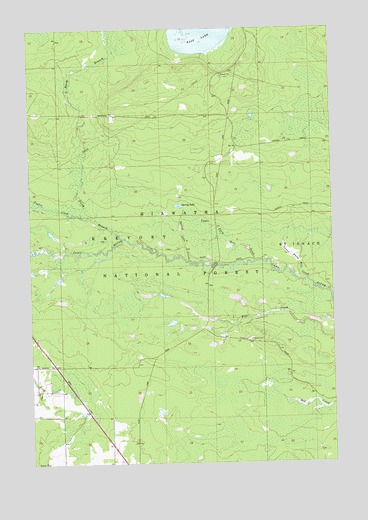 Ozark SE, MI USGS Topographic Map