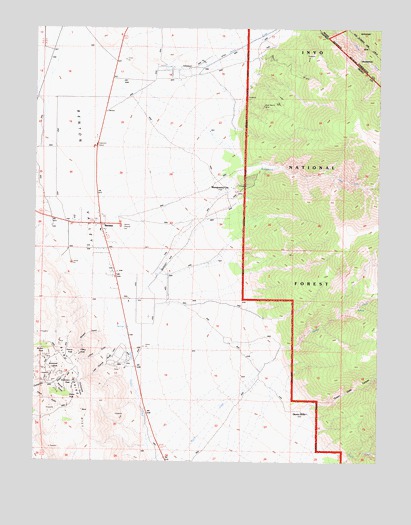 Benton, CA USGS Topographic Map
