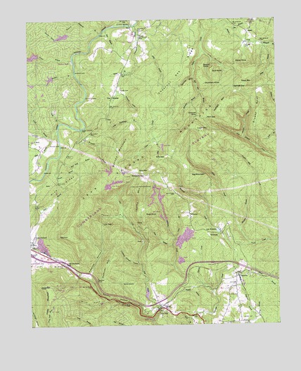 Ozone, TN USGS Topographic Map