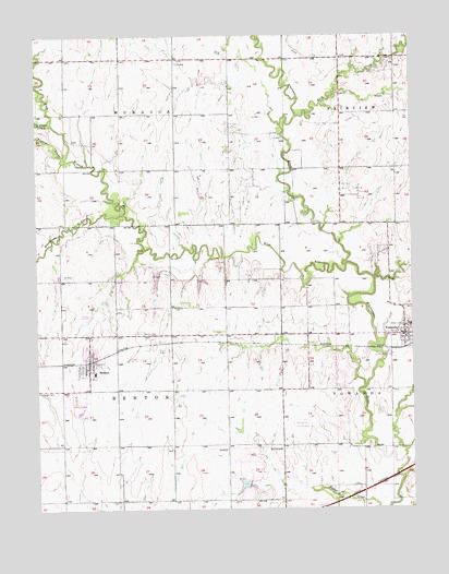 Benton, KS USGS Topographic Map