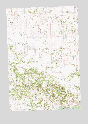 P K Ranch SW, MT USGS Topographic Map