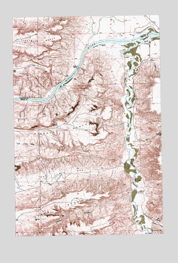 P N Ranch, MT USGS Topographic Map