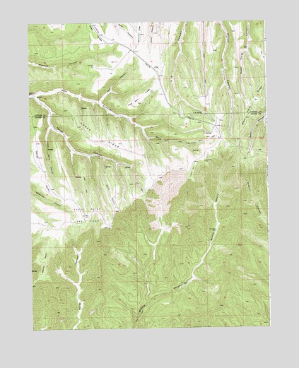 P R Spring, UT USGS Topographic Map