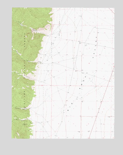 Pablo Canyon Ranch, NV USGS Topographic Map